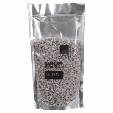 Decoratie stenen grijs 400 gram