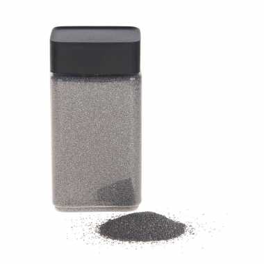 Hobby/decoratiezand zilver 600 gr