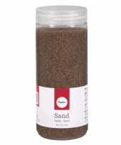 Bruine decoratie zandkorrels fijn