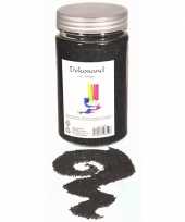 Decoratie korrelzand antraciet 500 gram
