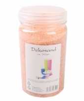 Decoratie korrelzand oranje 500 gram