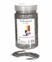 Decoratie korrelzand zilver 500 gram