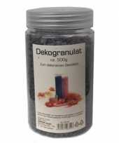 Zwarte zand korreltjes 500 gram